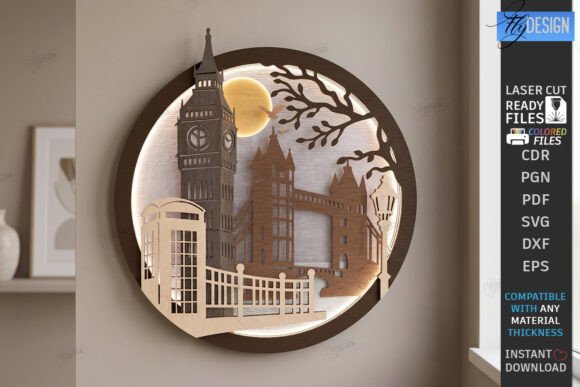 Download 3D Layered Wall Decor Laser Cut | Art - Art Collection