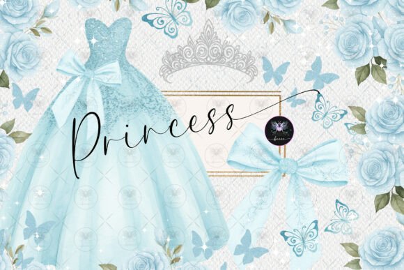 Download Princess Quinceañera Blue Clipart - Art Collection