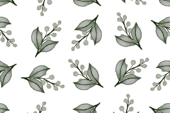 Download Green Floral Pattern for Fabric Design - Pattern Collection