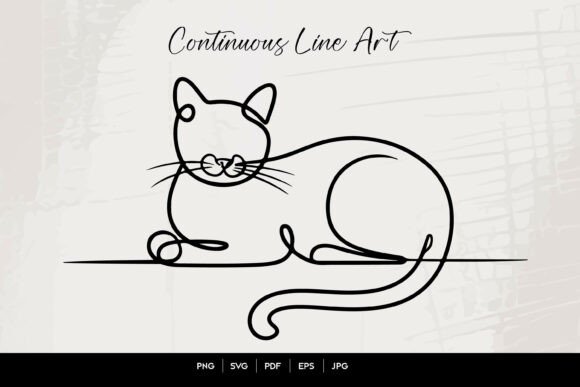 Download Cat Line Art Drawing - Art Collection