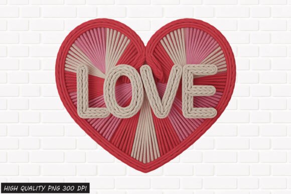 Download Rope Heart LOVE Valentine PNG File - Art Collection