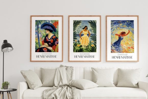 Download Matisse Style Inspired Modern Art Poster - Art Collection