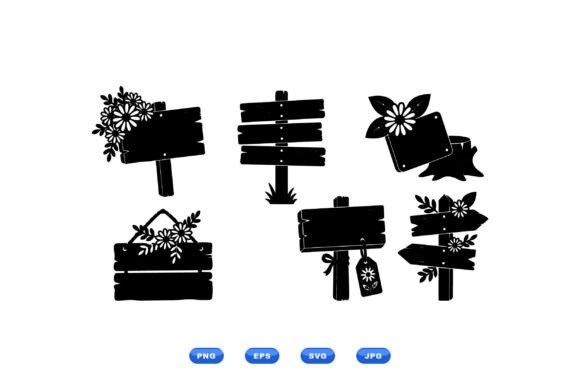 Download Rustic Floral Signage Clipart - Art Collection