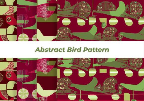 Download Abstract Bird Pattern - Pattern Collection