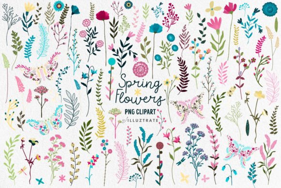 Download Spring Flowers PNG Clipart | Wild Flower - Art Collection