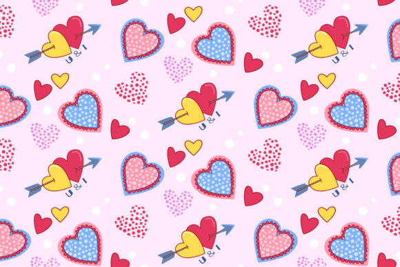 Download Heart Shape Design on Pink Background. - Art Collection