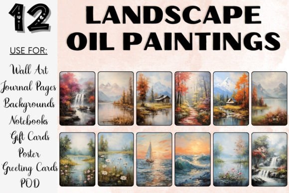 Download Landscape Oil Paintings Poster Wall Art - Art Collection