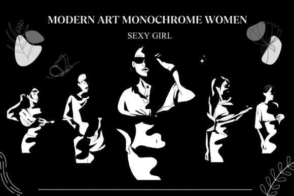 Download Modern Art Monochrome Woman Collection 2 - Art Collection