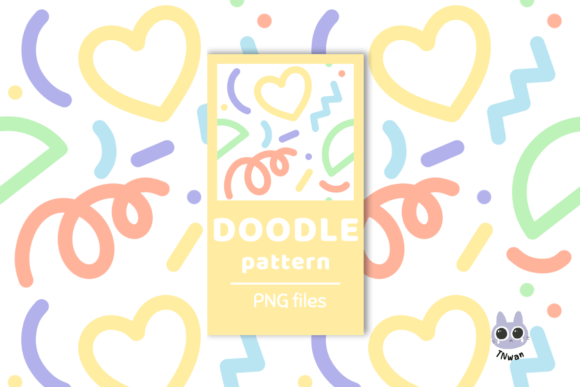 Download Heart Minimal Doodle Valentine Pattern - Pattern Collection