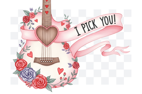 Download Guitar Valentine's Day PNG Clipart - Art Collection