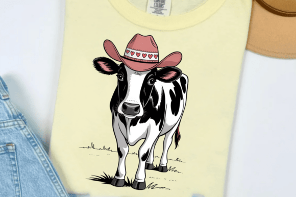 Download Valentine Howdy Cow PNG Clipart Design - Art Collection