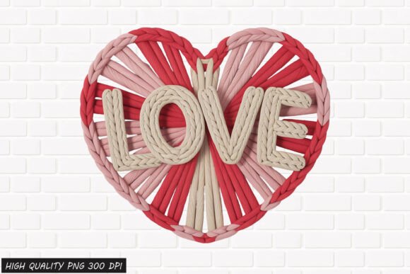 Download Rope Heart LOVE Valentine PNG File - Art Collection