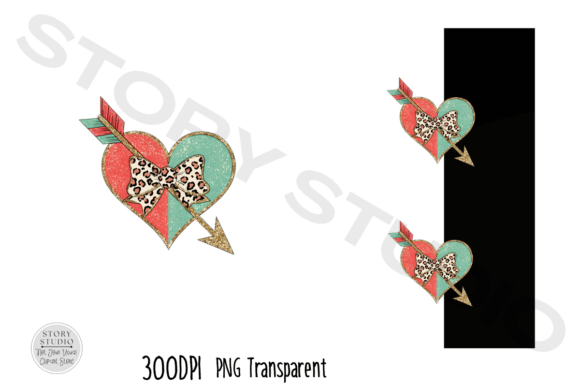 Download Rustic Valentine Heart Arrow Design - Art Collection