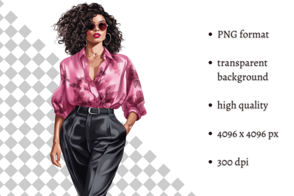 Download Fashion Lady Boss in Pink PNG Clipart - Art Collection