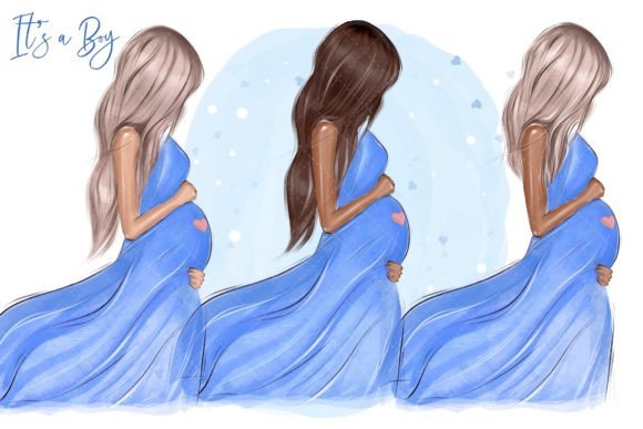 Download It's a Boy Clipart, Baby Shower, Born - Art Collection