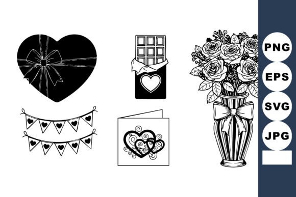 Download Valentine Line Art Icon Set - Art Collection