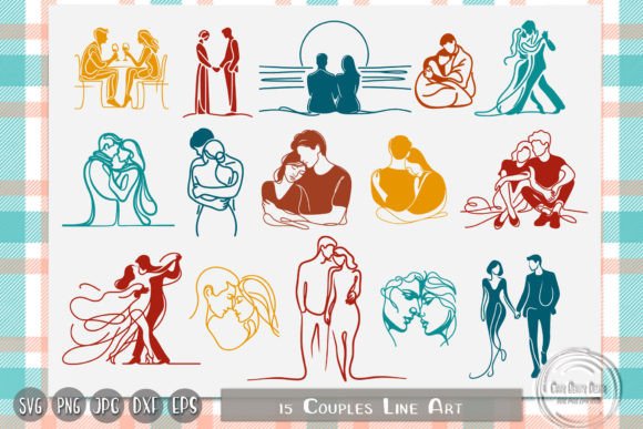 Download Couple Line Art, Valentine Line Art - Art Collection
