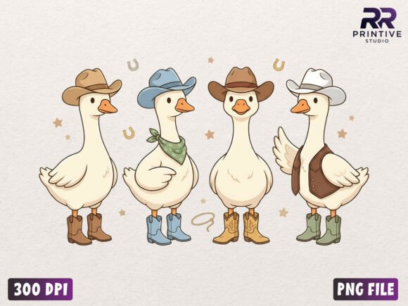 Download Cowboy Goose Western Clipart PNG - Art Collection