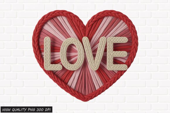 Download Rope Heart LOVE Valentine PNG File - Art Collection