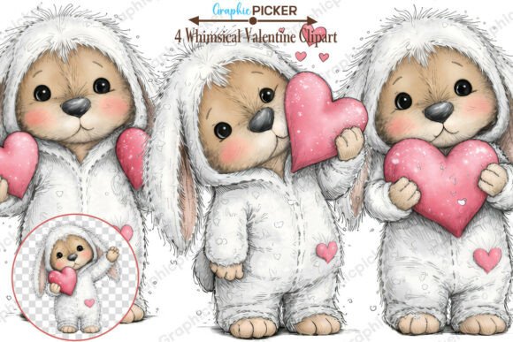 Download Whimsical Valentine Clipart, Valentine - Art Collection