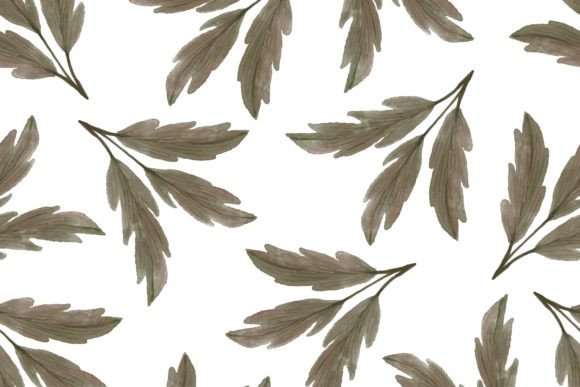 Download Brown Leaves Pattern for Fabric Design - Pattern Collection