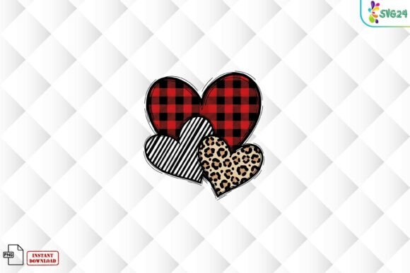 Download Buffalo Strip Leopard Hearts Cluster Png - Art Collection