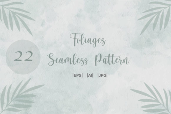 Download Foliages Seamless Patterns Bundle - Pattern Collection