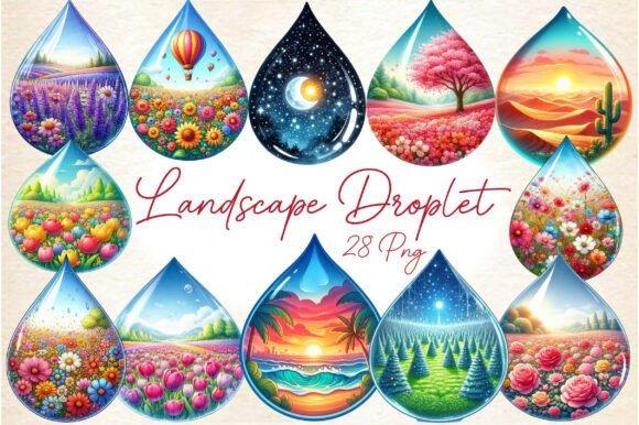 Download Landscape Water Droplet Clipart - Art Collection