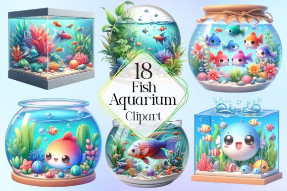 Download Fish Aquarium Watercolor Clipart - Art Collection