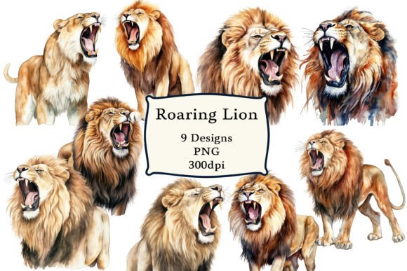 Download Roaring Lion Clipart Sublimation - Art Collection
