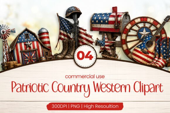 Download Patriotic Country Western Clipart PNG - Art Collection