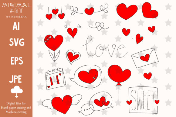 Download Hearts Doodle Valentine Svg Clip-art - Art Collection