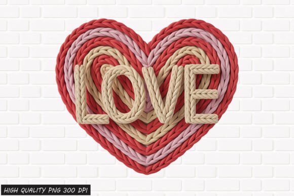 Download Rope Heart LOVE Valentine PNG File - Art Collection