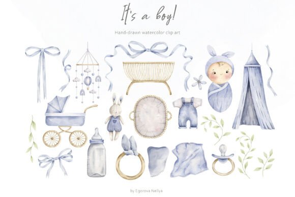 Download It's a Boy Clip Art - Art Collection