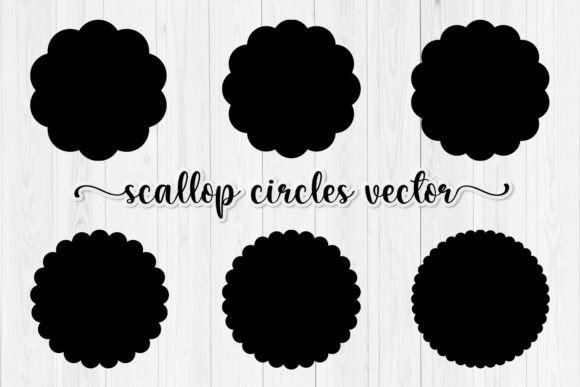 Download Scallop Circles SVG Clipart - Art Collection