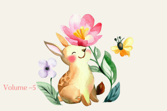 Download Watercolor Spring Baby Animal Clipart - Art Collection