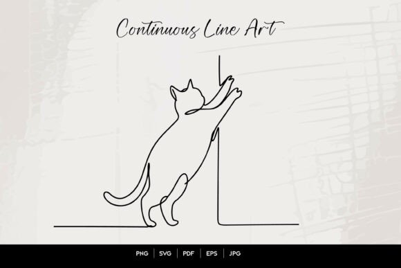 Download Cat Stretching Line Art - Art Collection