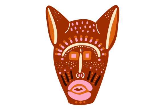Download African Horse Mask. Ethnic Patterned Ani - Pattern Collection