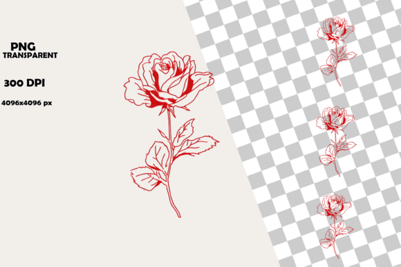 Download Elegant Red Rose Valentine Line Art - Art Collection