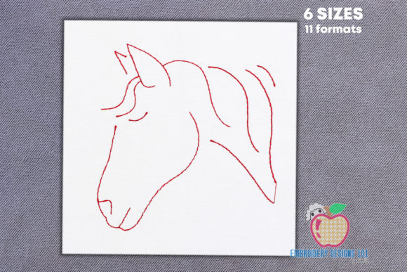 Download A Horse Made in Red Lineart - Art Collection