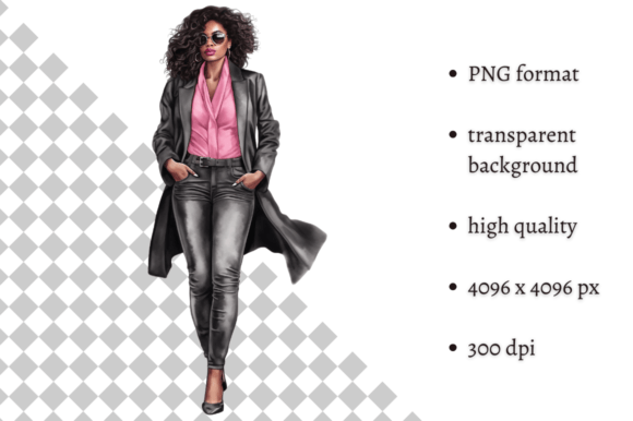 Download Fashion Lady Boss in Pink PNG Clipart - Art Collection